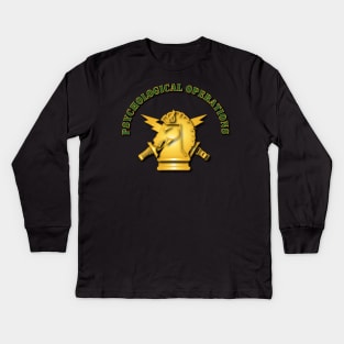 SOF - PsyOps Branch Kids Long Sleeve T-Shirt